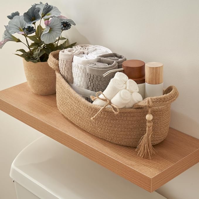 Decorative Toilet Paper Basket – Beautiful Bathroom Organizer - Image 2