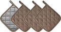 Kitchen Pot Holders Set Heat Resistant Pure Cotton Potholders Kit Trivets Large by KLNYOO