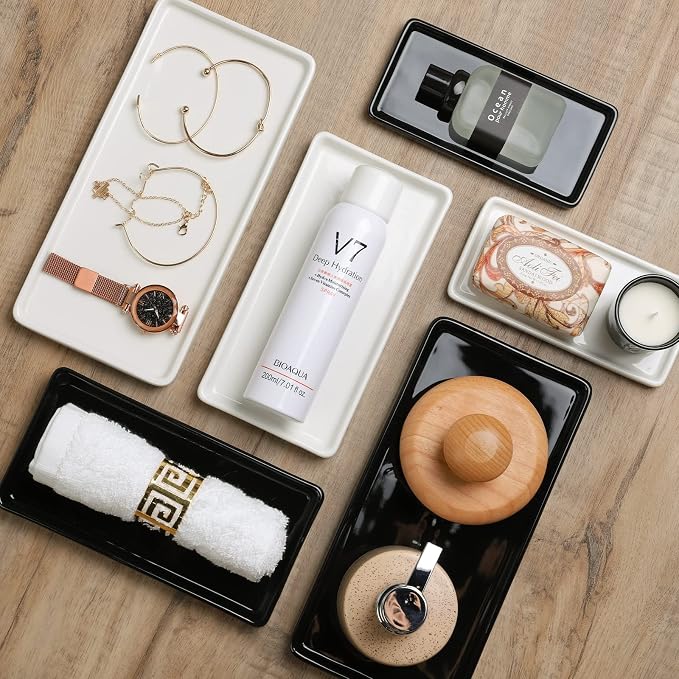 Gurygo 6" Small Ceramic Bathroom Tray - Image 8