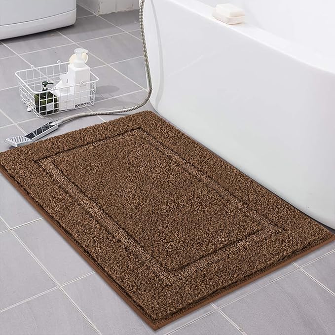 SHACOS Super Soft Bathroom Rugs Set of 2 Pieces 32x20 inch Microfiber Bath Rugs - Image 9