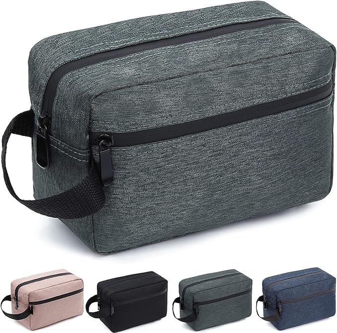 Travel Toiletry Bag for Women and Men, Water-resistant Shaving Bag for by FUNSEED
