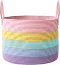 65L Extra Large Blanket Basket for Living Room by JMvicyroam