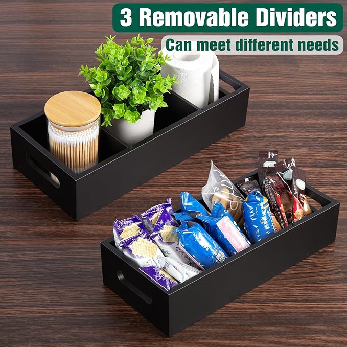 14 Inch Bathroom Basket with Removable Dividers - Image 5