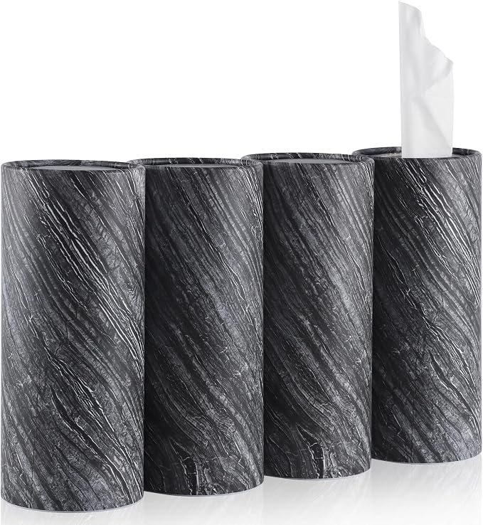 SINGARO Car Tissue Holder, 4 Pack Car Cup Holder Facial Tissues by SINGARO