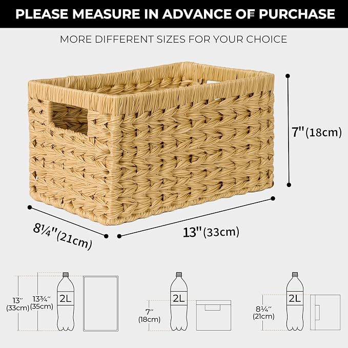 GRANNY SAYS Wicker Storage Baskets, Woven Baskets - Image 3