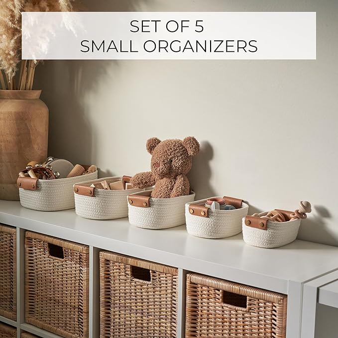 Beautiful Storage Basket Set of 5 - Image 3