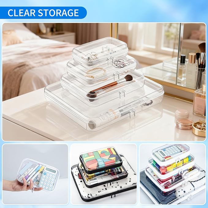 Clear PET Plastic Storage Boxes - Image 5