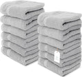 White Classic Luxury Cotton Washcloths 13x13 Inch by WhiteClassic