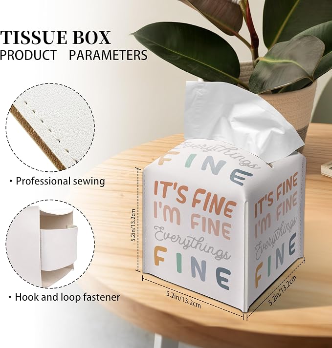 Grace Yonks Cute Tissue Box Cover Square - Image 3