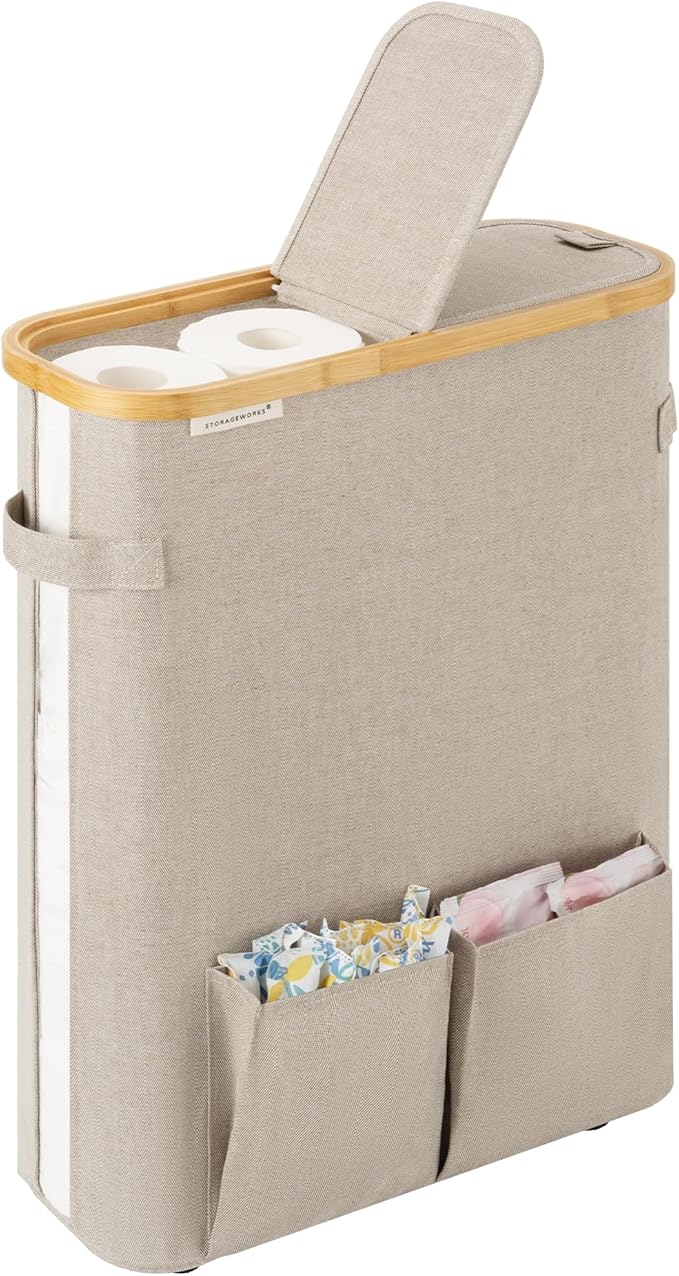 StorageWorks Toilet Paper Storage Baskets by StorageWorks