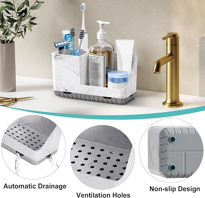 Toothbrush Holders for Bathroom Countertop, Kids Electric Toothbrush and - Image 4