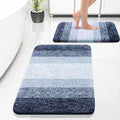 OLANLY Bathroom Rug Set 2 Piece, Soft Absorbent Microfiber Bath Rug Set by OLANLY