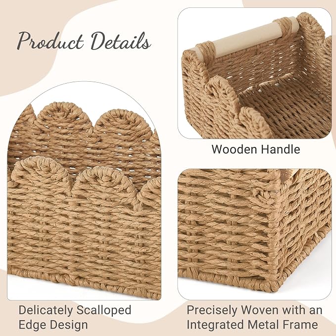 Dahey 2 Pcs Toilet Paper Storage Basket - Image 4