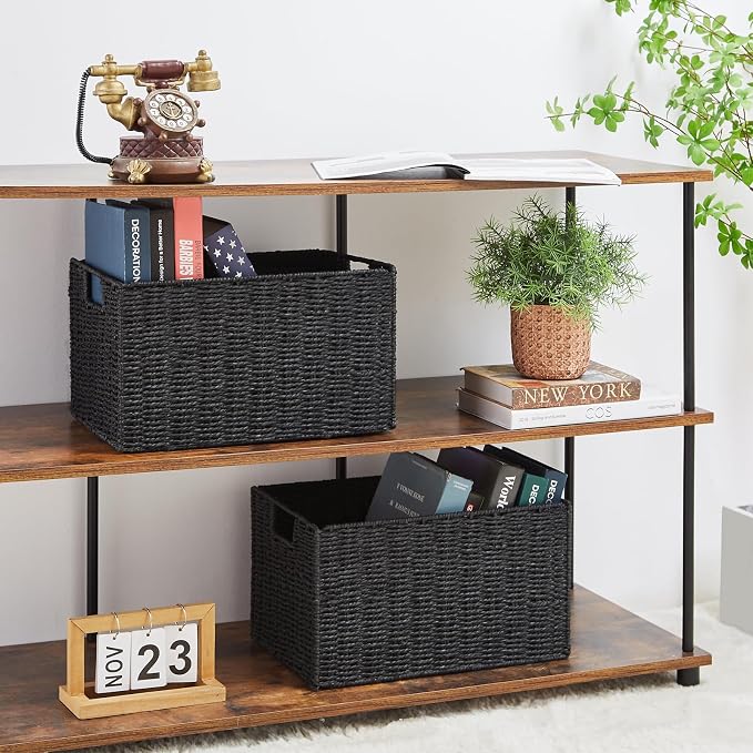 Vagusicc Wicker Storage Basket, Small Storage Baskets - Image 4