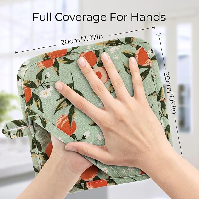 Pot Holders for Kitchen Heat Resistant Hot Pads for Countertops Oven Pot - Image 3