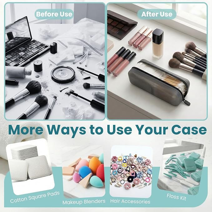 Cotton Pad Swab Travel Case – 2-in-1 Portable Waterproof Qtips Dispenser - Image 6