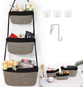 Hanging Storage Baskets, Over the Door Basket, Cotton Wall Baskets Storage by Degeyoyo