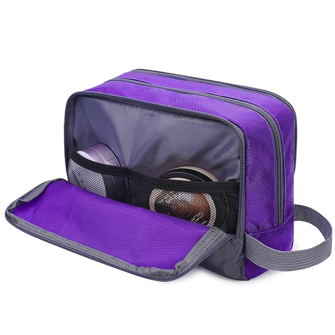 Toiletry Bag for Men Hanging Dopp Kit Water Resistant Shaving Bag Small - Image 6