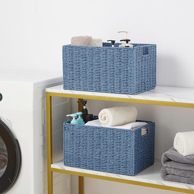 Vagusicc Wicker Storage Basket, Small Storage Baskets - Image 4