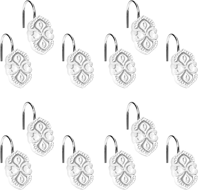 Zahari Home Monaco Bathroom Shower Curtain Set - Image 4