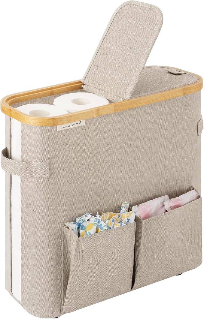 StorageWorks Toilet Paper Storage Baskets by StorageWorks