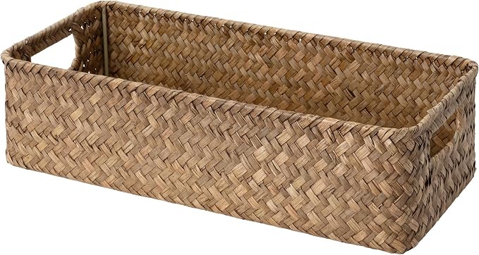 StorageWorks Wicker Toilet Paper Basket by StorageWorks