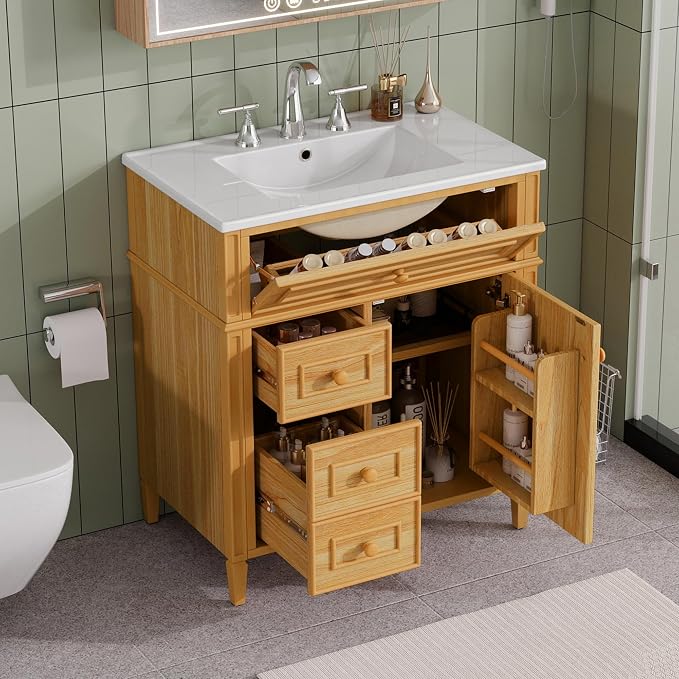 Harper & Bright Designs 30" Bathroom Vanity by HarperBrightDesigns