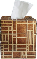 Hymmah Modern Square Tissue Box Cover Holder, Bathroom Accessories Decor Unique by Hymmah