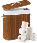Bamboo Toilet Paper Storage by Unknown