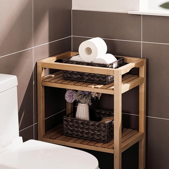 UBBCARE Storage Baskets with Label, Wicker Pantry Baskets - Image 3