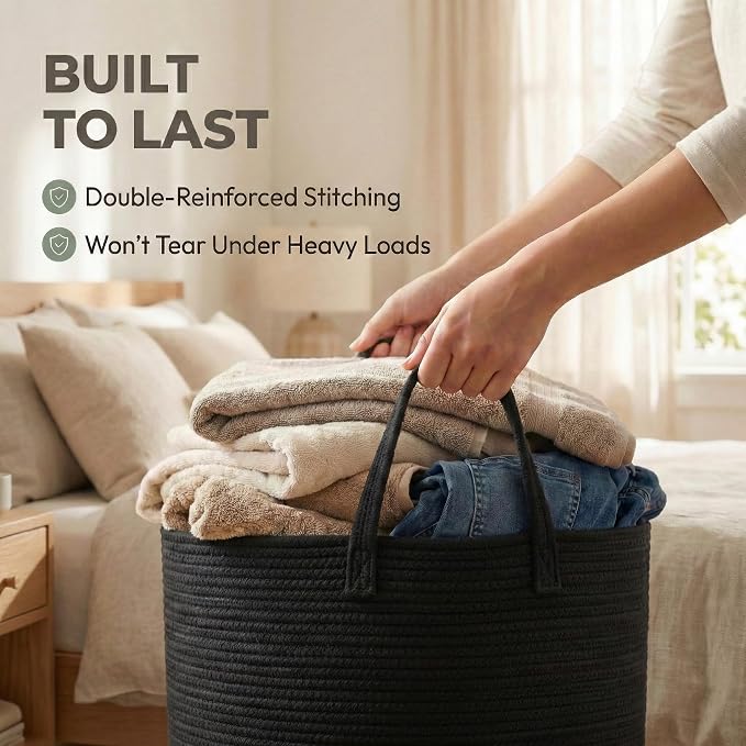 115L Extra Large Blanket Basket - Image 6