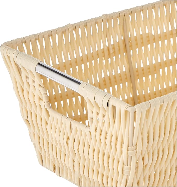 Whitmor Rattique Small Shelf Tote Latte - Image 4