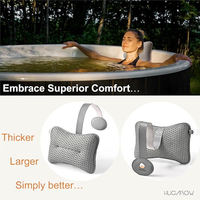 2-Pack Large Pillow for Hot Tub, and Chaise Lounge - Image 2