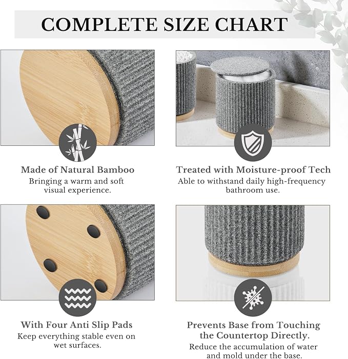 7PCS Bathroom Accessories Set, - Image 3