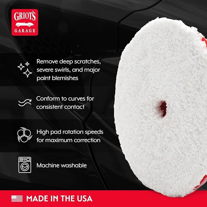 Griot's Garage BOSS 6.5” Microfiber Pads - Image 3