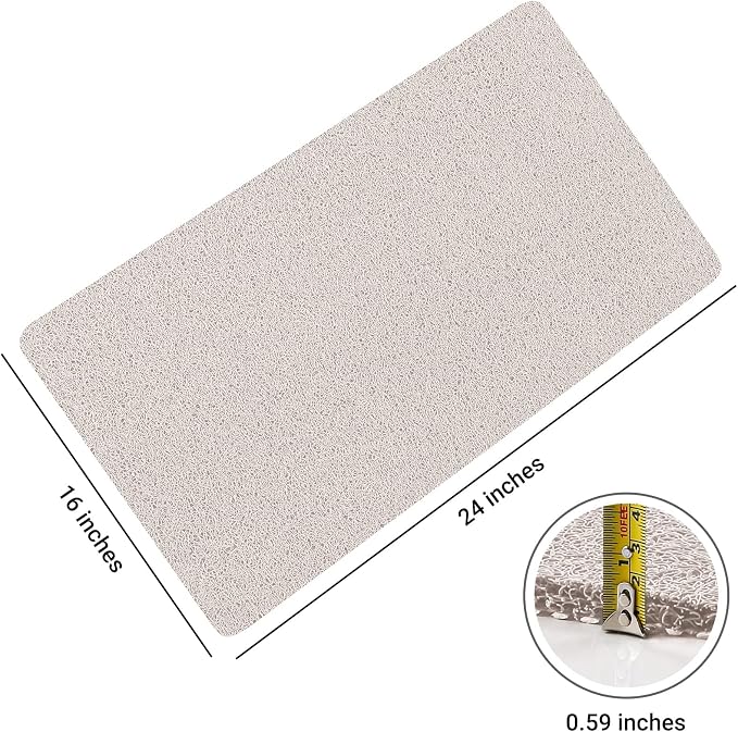 LuxStep Shower Mat Bathtub Mat, 24x16 inch, Non-Slip Bath Mat - Image 2