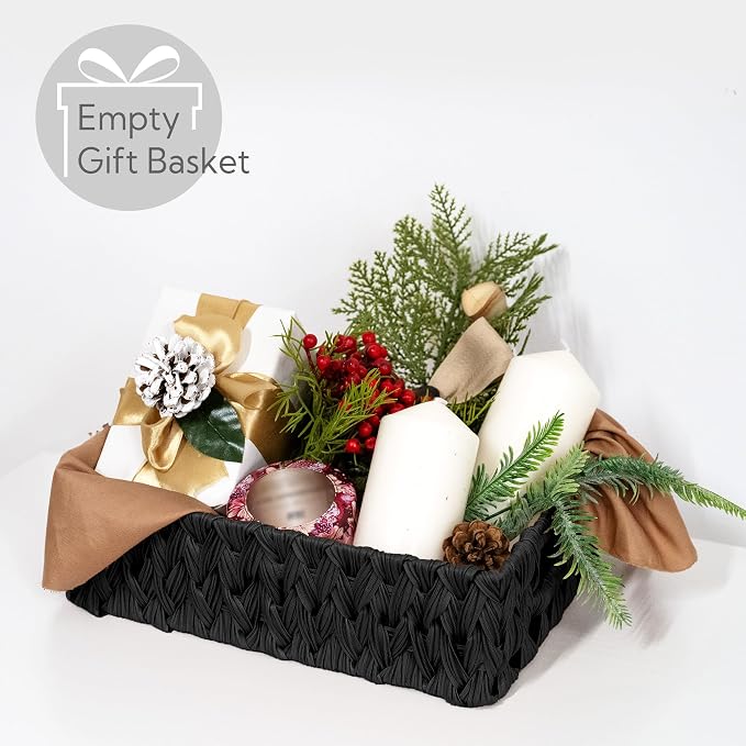 GRANNY SAYS Wicker Storage Basket, Decorative Woven Baskets - Image 8