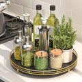 12" Oak Wood Lazy Susan Organizer, Lazy Susan by Oroyutor