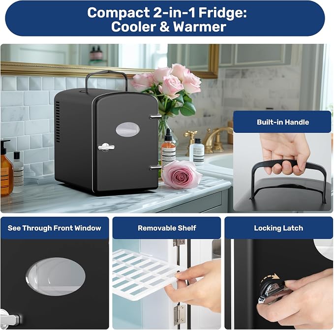YSSOA 4L/6 Can Portable Mini Fridge - Image 7