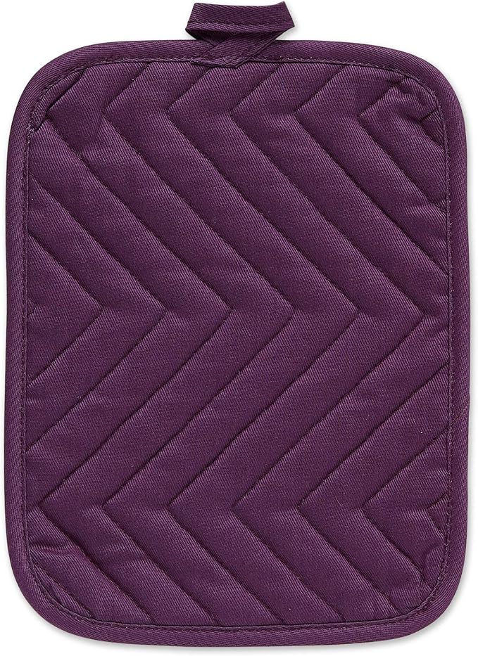 DII Heat Resistant Quilted Cotton Pot Holder Set, Designed - Image 3