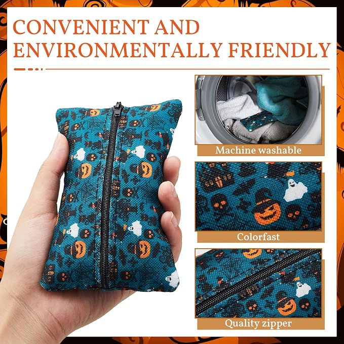Sherr 5 Pieces Tissues Purse Pocket Tissue Holder Reusable Travel Tissue Pouch - Image 6