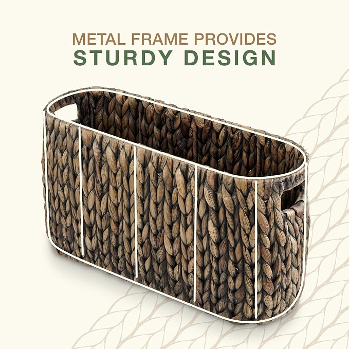 Black Toilet Paper Storage Basket - Image 5