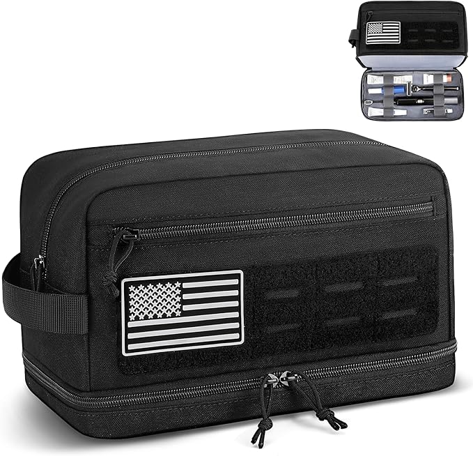 ETRONIK Tactical Toiletry Bag for Men, Travel Hygiene Bag by ETRONIK
