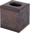 Tissue Box Cover Square, Modern Leather Tissue Box Holder by XNONE
