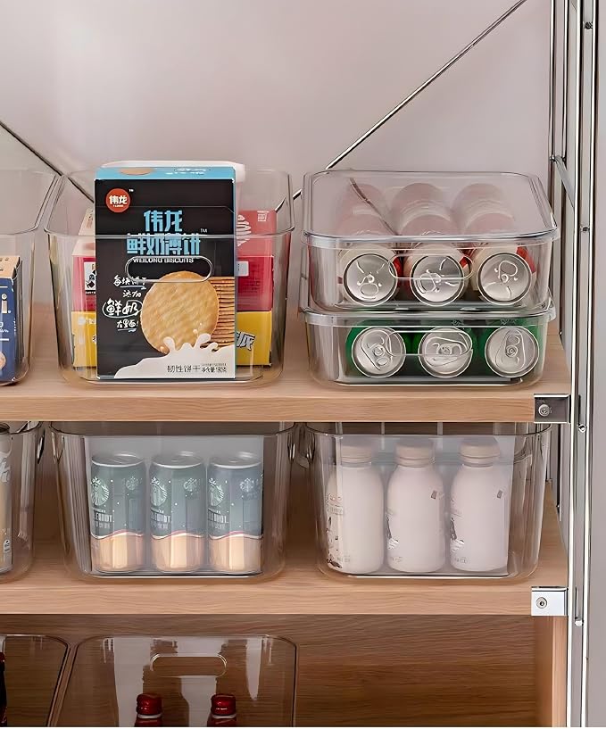 Ytteve 2 Pack Large Clear Plastic Storage Bins - Image 4