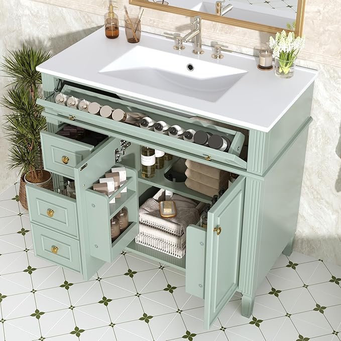 Harper & Bright Designs 36" Bathroom Vanity by HarperBrightDesigns