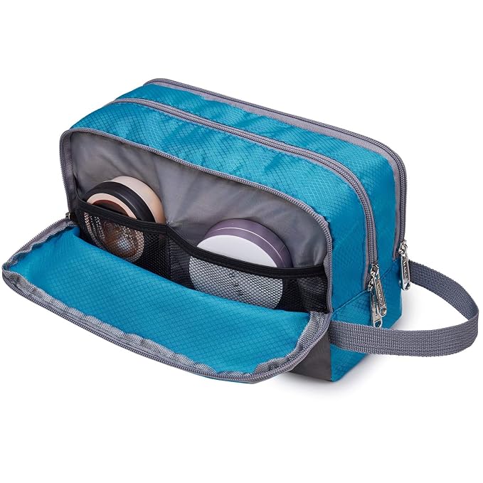 Toiletry Bag for Men Hanging Dopp Kit Water Resistant Shaving Bag Small - Image 6