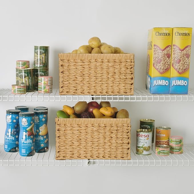 GRANNY SAYS Wicker Storage Baskets, Woven Baskets - Image 5