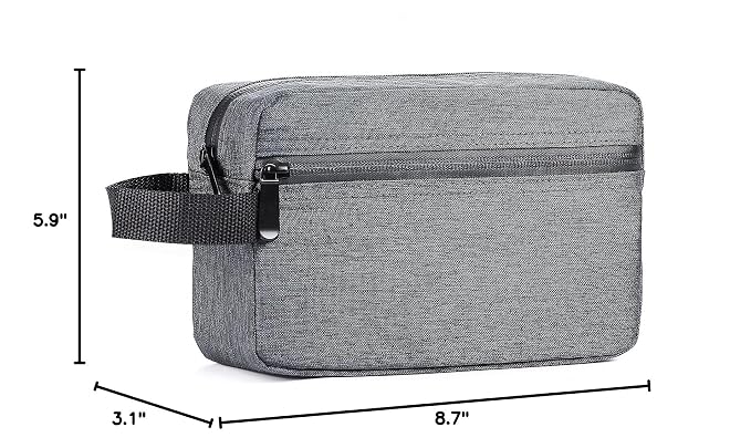 Etercycle Toiletry Bag for Men, Portable Travel Toiletry Organizer Bag - Image 7