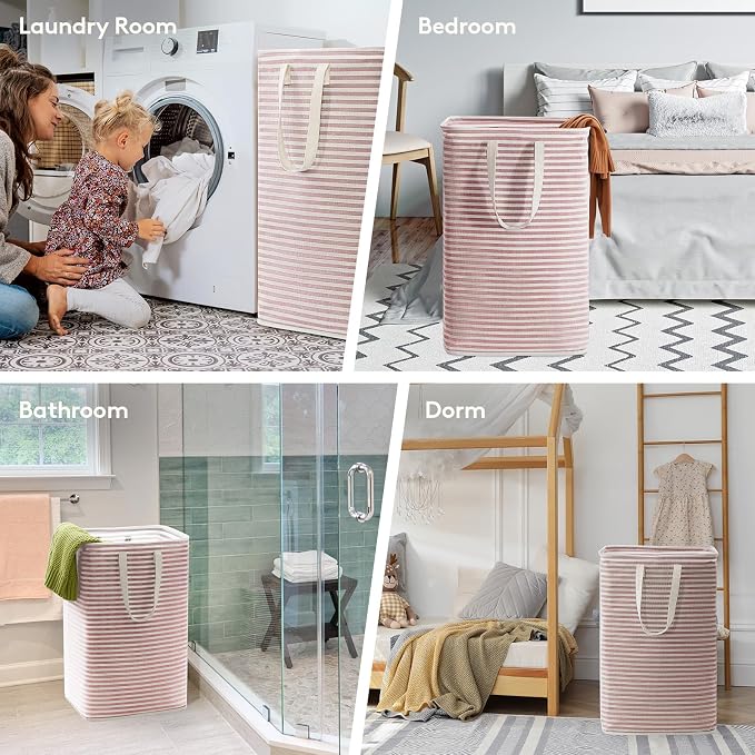 Lifewit 2 Pack Laundry Basket 80L Each, Collapsible Clothes Hamper - Image 6